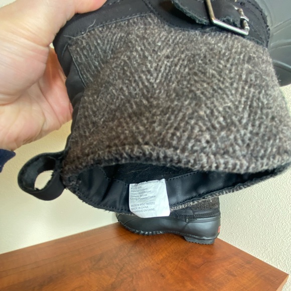 CHOOKA Step-In Duck Herringbone Boots, Women’s 9, Matte Black - Picture 5 of 13